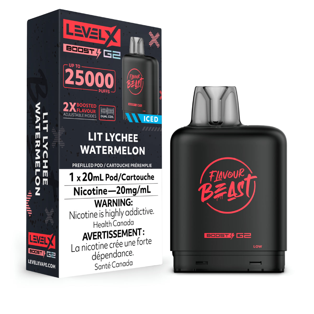 Level X Flavour Beast Boost G2 Pod 25k